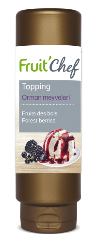 3608580048213 -Forest berries topping 710 g Fruit'Chef